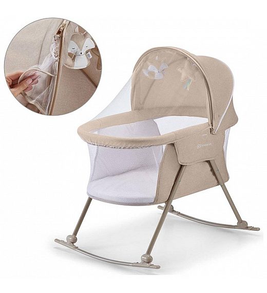 Prenosna postelja LOVI 3v1 Beige Kinderkraft