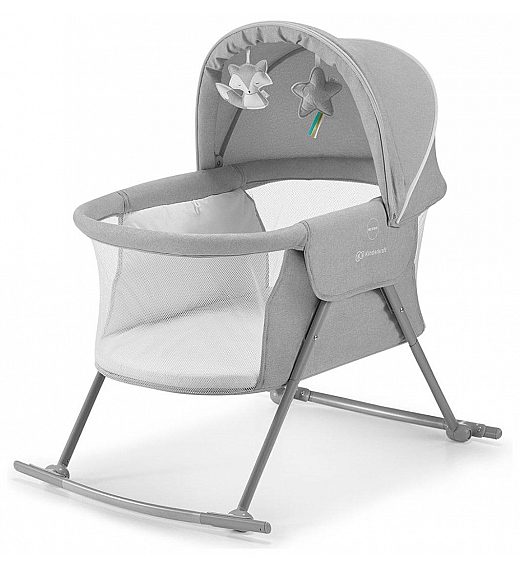 Prenosna postelja LOVI 3v1 Grey Kinderkraft