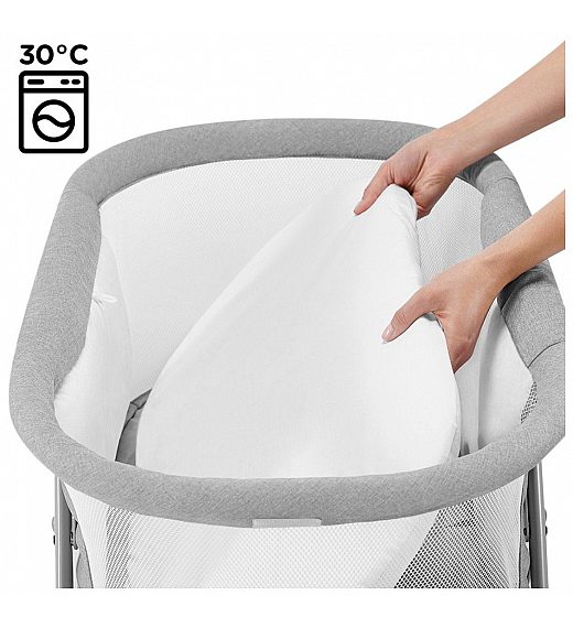 Prenosna postelja LOVI 3v1 Grey Kinderkraft