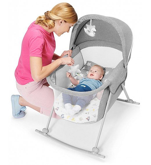 Prenosna postelja LOVI 3v1 Beige Kinderkraft