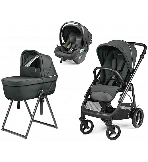 Peg Perego Otroški voziček 3v1 Veloce Belvedere Lounge Metal