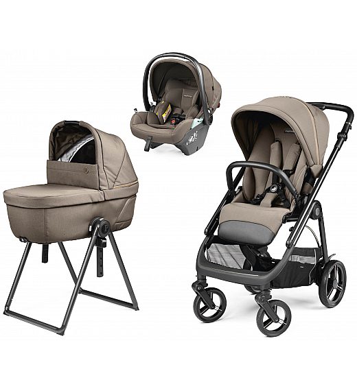 Peg Perego Otroški voziček 3v1 Veloce Belvedere Lounge Pine Bark