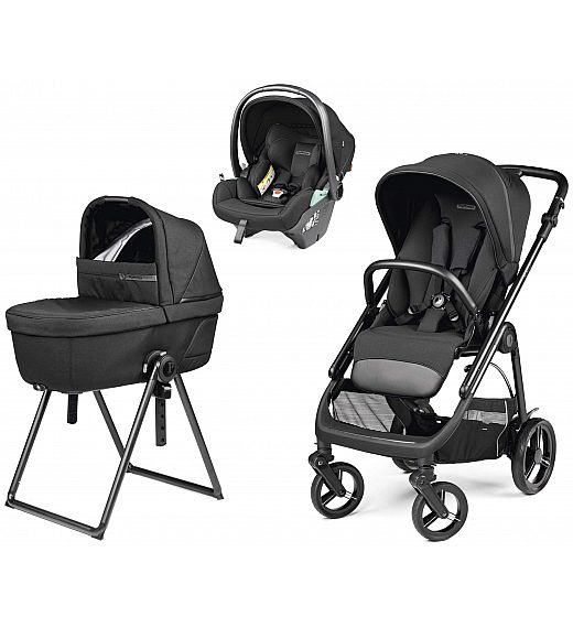 Peg Perego Otroški vozicek Veloce Belvedere Lounge True Black