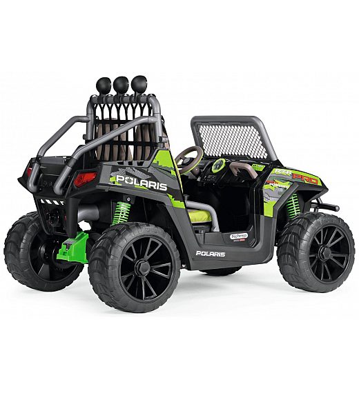 24V Polaris RZR PRO Green Shadow - auto na akumulator