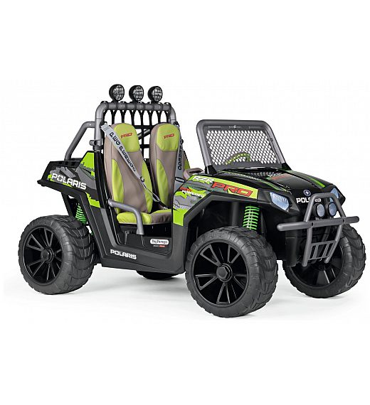 24V Polaris RZR PRO Green Shadow - auto na akumulator