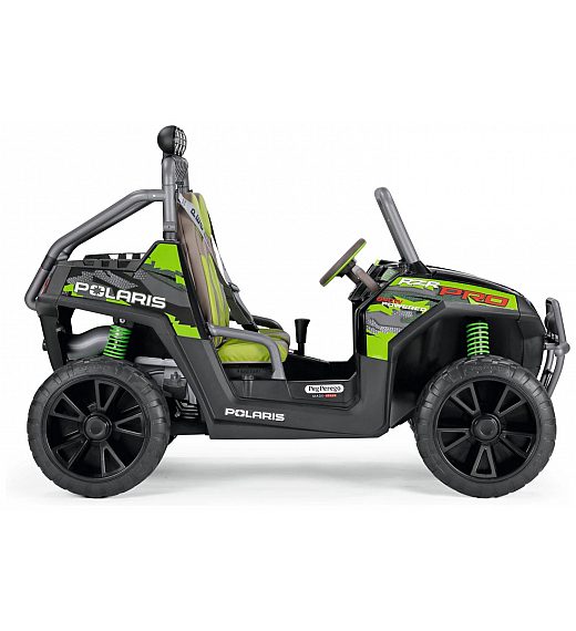 24V Polaris RZR PRO Green Shadow - auto na akumulator