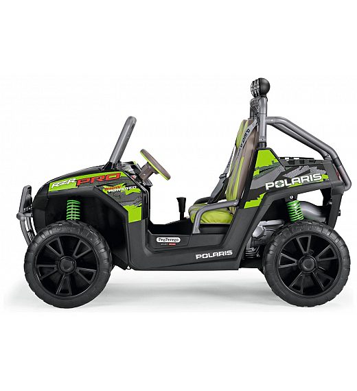 24V Polaris RZR PRO Green Shadow - auto na akumulator