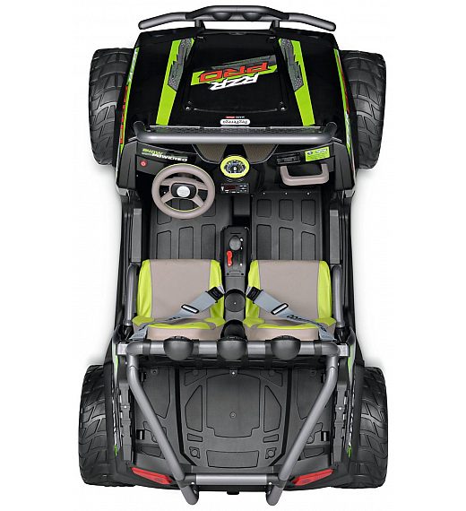 24V Polaris RZR PRO Green Shadow - auto na akumulator