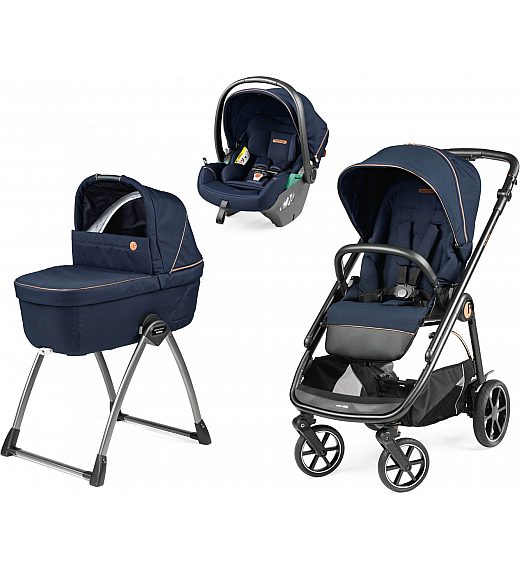 Veloce kolica 3u1 Lounge Blue Shine - trio