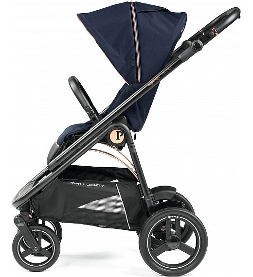 Dječja kolica 2u1 Veloce TC Belvedere Blue Shine Peg Perego