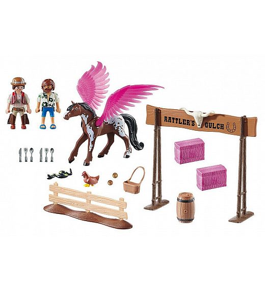 Playmobil  Marla in Del s krilatim konjem 70074