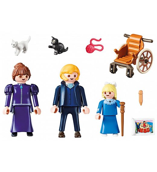 Playmobil HEIDI Klara s ocem i gospođicom Rottenmeier 70258