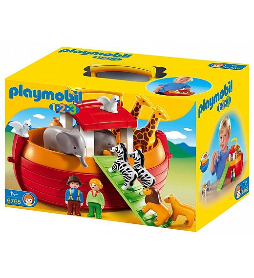 PLAYMOBIL 1.2.3 MOJA PRIJENOSNA 1.2.3 NOINA BARKA 6765