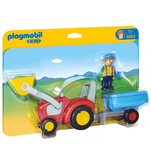 Traktor s prikolicom 6964 - Playmobil 1.2.3.