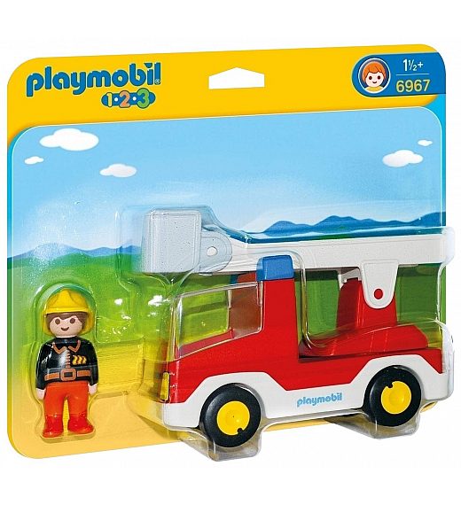 PLAYMOBIL 1.2.3 VATROGASNI KAMION 6967