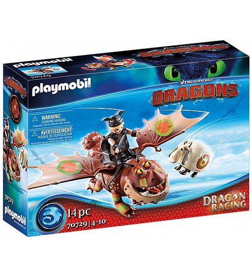 Utrka zmejva Ribonogi i mesožder 70729 - Playmobil Dragons