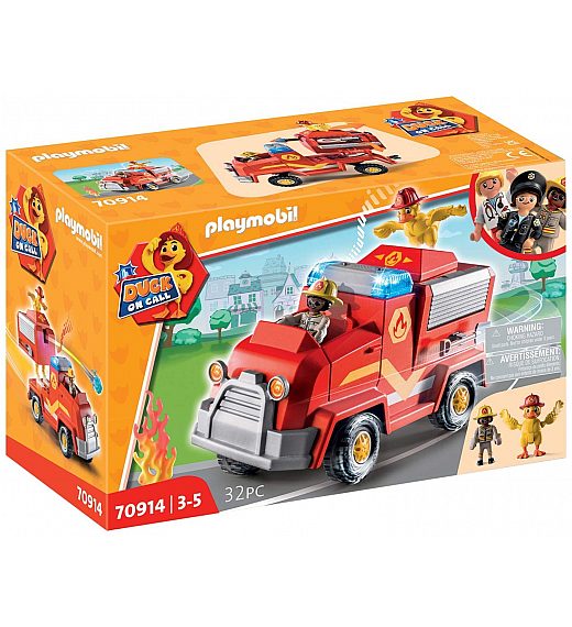 Playmobil Duck on Call Fire Brigade Emergency Vehicle 70914