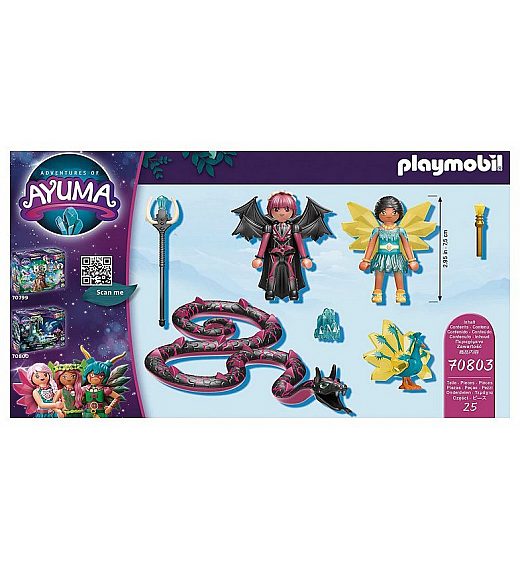 Kristalna in netopirjeva vila z živaljo 70803 - Playmobil Ayuma