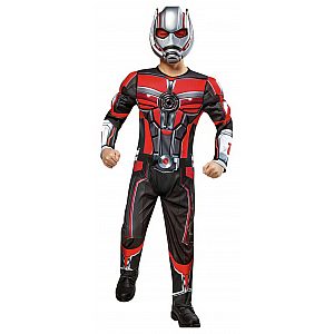 Pustni kostum za otroke ANTMAN Deluxe 7-8 let