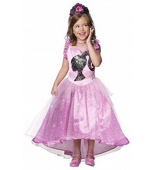 Pustni kostum za otroke Barbie Princesa -4 let Rubies