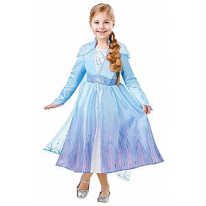 Pustni kostum za otroke Frozen 2 - Elsa Deluxe 5-6 let