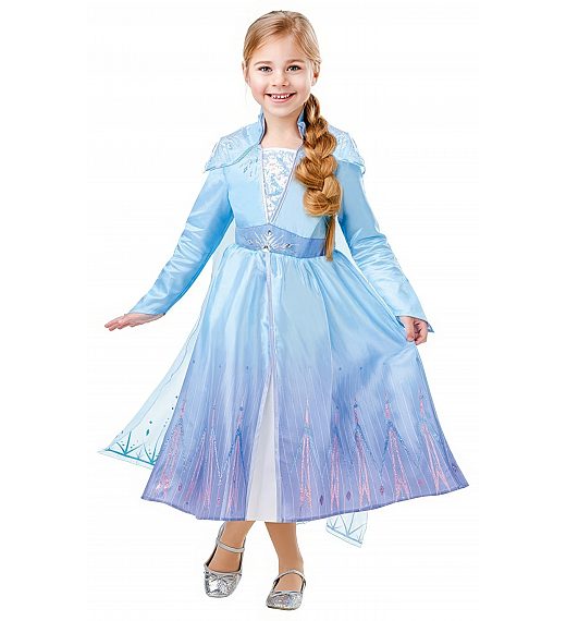 Pustni kostum za otroke Frozen 2 - Elsa Deluxe 7-8 let Rubies