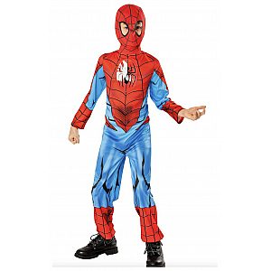 Pustni kostum za otroke Spiderman Green 3-4 let