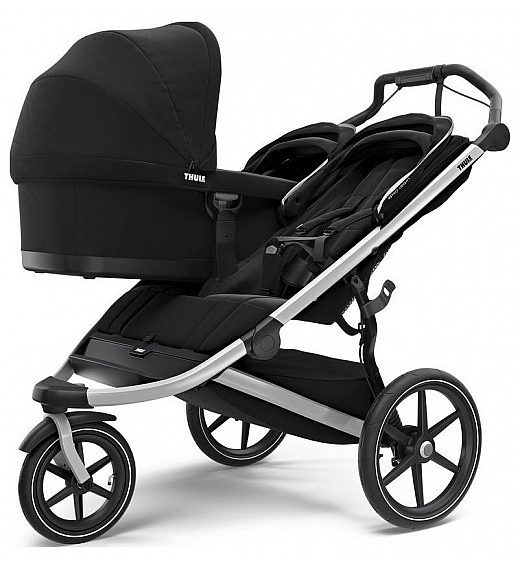 Dječja kolica za blizance Thule Urban Glide2 Double Black 2021