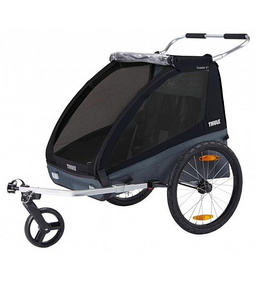 Prikolica za djecu  Coaster XT Bike Trailer + Stroll Black