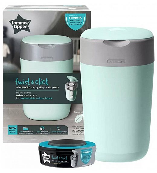 Koš za pelene TWIST & CLICK Green Tommee Tippee