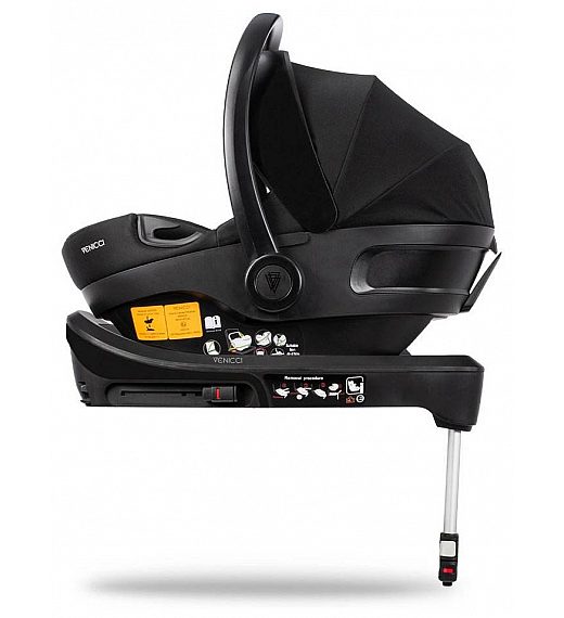 Autosjedalica i-Size ENGO Black sa bazom isofix 40-87 cm